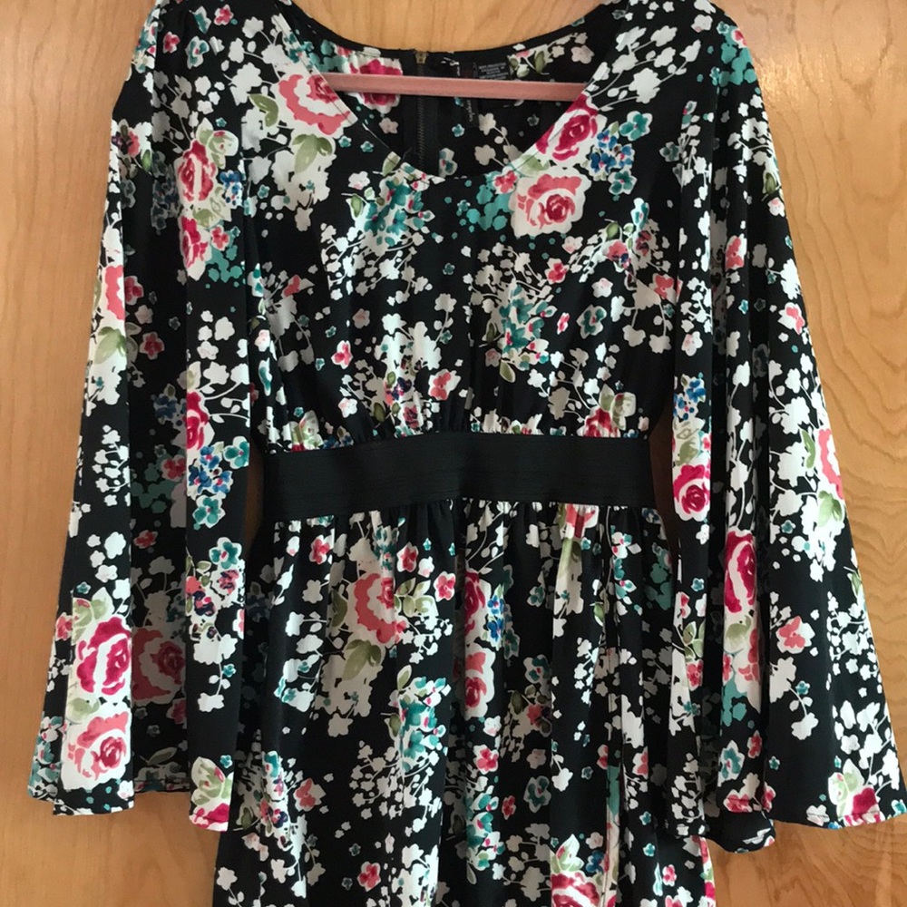 Fire LA Japanese print dress in M